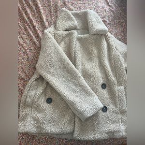 Oversized Sherpa jacket